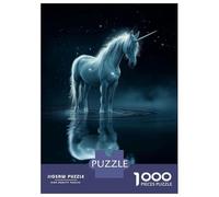 Jigsaw Puzzles for Adults 1000 Pieces Beautiful Magical Unicorn Puzzles for Adults Family Games Difficult Hard Challenging To Complete 70x50cm/1000pcs