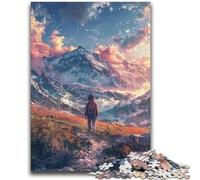 Jigsaw Puzzles for Adults 1000 Pieces Beautiful Mountain Flowers Puzzles for Teenagers,Challenging Game Gifts for Is Ideal As A Gift for The Whole Family (50x75cm)