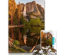 Jigsaw Puzzles for Adults 1000 Pieces Beautiful Mountain River Puzzles for Teenagers,Challenging Game Gifts for Is Ideal As A Gift for The Whole Family 26x38cm