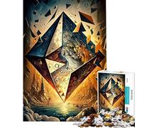 Jigsaw Puzzles for Adults 1000 Pieces Beautiful Surreal Chaos for Birthday, Chrismas Analysis And Logic Educational Toy for And from 14 Years And over (38x26cm)