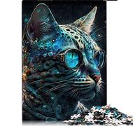 jigsaw puzzles for adults 1000 pieces Bengal Cat Puzzle for Adults Cardboard puzzles Educational Game Challenge Toy （Size 26x38cm）