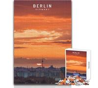 Jigsaw Puzzles for Adults 1000 Pieces Berlin Educational Family Game Pattern Assembly Secret Santa Gifts Size 38x52cm