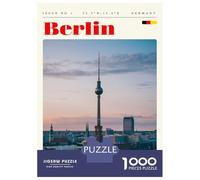 Jigsaw Puzzles for Adults 1000 Pieces Berlin Germany Travel Art Puzzles for Adults Family Games Difficult Hard Challenging To Complete 38x26cm/1000pcs