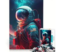 Jigsaw Puzzles for Adults 1000 Pieces Beyond The Stars Astronaut, Hands-on Game, Difficult And Challenge, Artists' Collection, Fine Arts 50x75cm