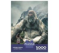 Jigsaw Puzzles for Adults 1000 Pieces Big Gorilla Puzzles for Adults Brain Teaser Game Staycation Kill Time Birthday Present, Gifts, 38x26cm/1000pcs