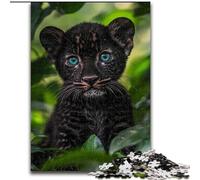 Jigsaw Puzzles for Adults 1000 Pieces Black Panther Baby in The Jungle, Train Your Brain And Hands Unique Birthday And Gifts for Age 14+ (size 50x75cm)