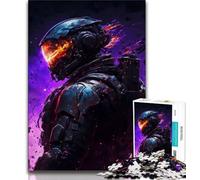 Jigsaw Puzzles for Adults 1000 Pieces Black Troops In Space Puzzles for Adults,Challenging Family Activity Games DIY Toy for Home Wall Decor Gifts (size 38x26cm)