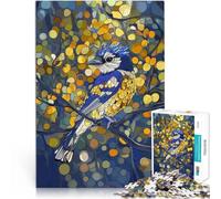 Jigsaw Puzzles for Adults 1000 Pieces Blue Jay in Autumn Lernspiele Heimdekoration Heimdekoration Spielzeug75x50cm