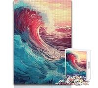 Jigsaw Puzzles for Adults 1000 Pieces Breaking Into The Sunset Educational Family Game Pattern Assembly Secret Santa Gifts Size 38x52cm