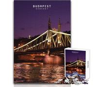 Jigsaw Puzzles for Adults 1000 Pieces Budapest Brainteaser Family Games Learning Educational Educational Toy Size 50x75cm