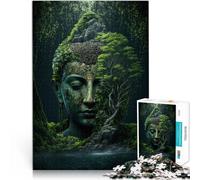 jigsaw puzzles for adults 1000 pieces Buddha in nature Made of wood，for age 14 years and over Each piece is unique - Fun and challenging game for the whole family Birthday present。