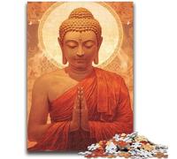 Jigsaw Puzzles for Adults 1000 Pieces Buddha Statues Puzzles,Challenging Game Toys Wall Decoration Unique Birthday And Xmas Gifts (38x26cm)