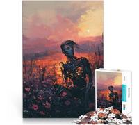 Jigsaw Puzzles for Adults 1000 Pieces Burning Past lustige Spiele für die ganze Familie tolles Geschenk75x50cm