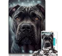 Jigsaw Puzzles for Adults 1000 Pieces Cane Corso Dog Puzzles for Adults,Challenging Family Activity Games DIY Toy for Home Wall Decor Gifts (size 38x26cm)
