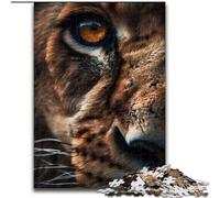 Jigsaw Puzzles for Adults 1000 Pieces Captivating Lion Eye Macro, for Age 14 Years And over Home Decor As A Gift for The Whole Family And Friends (Size 26x38cm)