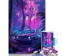 Jigsaw Puzzles for Adults 1000 Pieces Car Driving Under Sunset Teenager Jigsaw,Fun Present & Activity for Home,Toy for Rainy Days (size 38x26cm)