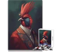Jigsaw Puzzles for Adults 1000 Pieces Cardinal Folklore Impossible Game Precision Cutting Secret Santa Gifts Size 50x75cm