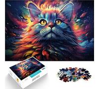jigsaw puzzles for adults 1000 pieces cat Family Activity Jigsaw 26x38cm gifts for friends and family Suitable for and teens 14+