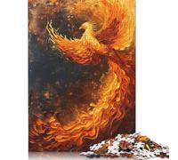 Jigsaw Puzzles for Adults 1000 Pieces Celestial Phoenix Puzzles for Adults Creative Wooden Jigsaw Puzzles Challenging Game 1000pcs (75x50cm)