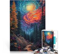 Jigsaw Puzzles for Adults 1000 Pieces Celestial Wilderness Stressabbau-Spielzeug Künstlersammlung, Bildende Kunst75x50cm