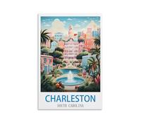 Jigsaw Puzzles for Adults 1000 Pieces，Charleston South Carolina 1000 Piece Jigsaw Puzzles for Adults -Fun Challenging & Brainteasing Adults Jigsaw Puzzle 38x26cm