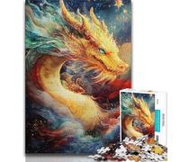 Jigsaw Puzzles for Adults 1000 Pieces Chinese Dragon, Fun Games,for Is Ideal As A Gift for The Whole Family for And 14 Years Old 38x26cm