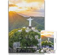 Jigsaw Puzzles for Adults 1000 Pieces Christ The Redeemer Brainteaser Family Games Learning Educational Educational Toy Size 50x75cm
