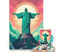 Jigsaw Puzzles for Adults 1000 Pieces Christ The Redeemer, Hands-on Game, Difficult And Challenge, Artists' Collection, Fine Arts 50x75cm