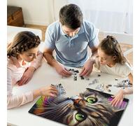 Jigsaw Puzzles for Adults 1000 Pieces Classic Cat Pop Art Animal Face 12 Wooden Puzzle Relaxing Puzzle Jigsaw Game Brain Teasers 1000pcs (75x50cm)
