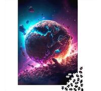 Jigsaw Puzzles for Adults 1000 Pieces Classic Cosmic Bang Wooden Puzzle Relaxing Puzzle Jigsaw Game Brain Teasers 1000pcs (75x50cm)