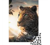 Jigsaw Puzzles for Adults 1000 Pieces Classic The Leopard And Wasp Wooden Puzzle Relaxing Puzzle Jigsaw Game Brain Teasers 1000pcs (75x50cm)