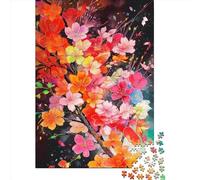 Jigsaw Puzzles for Adults 1000 Pieces Classic Vibrant_Cherry_Blooms Paper Puzzle Relaxing Puzzle Jigsaw Game Brain Teasers 1000pcs (38x26cm)