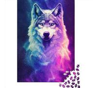Jigsaw Puzzles for Adults 1000 Pieces Classic Wolf Galaxy Stars Paper Puzzle Relaxing Puzzle Jigsaw Game Brain Teasers 1000pcs (38x26cm)
