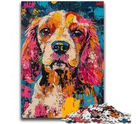 Jigsaw Puzzles for Adults 1000 Pieces Cocker Spaniel Dog Teenager Puzzles,Game Toys Every Piece Is Unique - Challenging Family Fun Game (38x26cm)