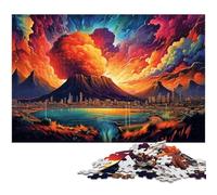 Jigsaw Puzzles for Adults 1000 Pieces Color South Africa. Cape Town Challenging Game Toys Christmas Puzzle Presents 1000 PCS(75x50cm)