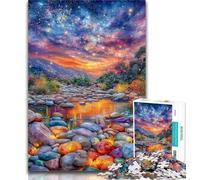 Jigsaw Puzzles for Adults 1000 Pieces Colored Pebbles Puzzles for Teenagers,Challenging Game Gifts for Is Ideal As A Gift for The Whole Family 50x75cm