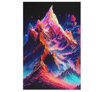 Jigsaw Puzzles for Adults 1000 Pieces Colorful Mountain Wooden Puzzle Relaxing Game Brain Teasers 78×53cm