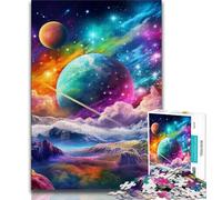 Jigsaw Puzzles for Adults 1000 Pieces Colourful Universe Teenager Jigsaw,Fun Present & Activity for Home,Toy for Rainy Days (size 38x26cm)