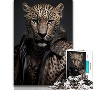 Jigsaw Puzzles for Adults 1000 Pieces Cool Jaguar Puzzles for Teenagers,deal As Gifts for The Whole Family for Ages 14+ 75x50cm