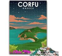 Jigsaw Puzzles for Adults 1000 Pieces Corfu Enchanted Night Educational Games DIY Toys for Is Ideal As A Gift for The Whole Family (size 50x70cm)
