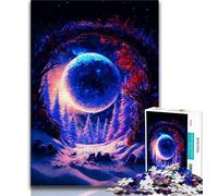 Jigsaw Puzzles for Adults 1000 Pieces Cosmic Dream Moon Jigsaw,learning Educational for Is Ideal As A Gift for The Whole Family (size 38x26cm)