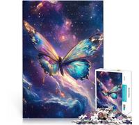 jigsaw puzzles for adults 1000 pieces Cosmic Glasswing Butterfly Made of cardboard for and from 14 years and over unique challenge game Offered as gifts for the whole family。size：26x38cm