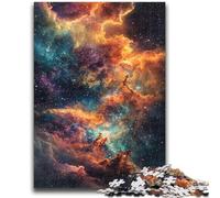 Jigsaw Puzzles for Adults 1000 Pieces Cosmic Nebula Toys Educational Games Stress Relieving Suitable for Desktop Decoration 26x38cm