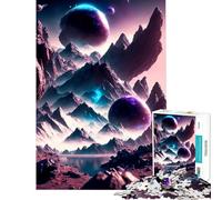 Jigsaw Puzzles for Adults 1000 Pieces Cosmic Oasis Help The Brain Exercise Tough Challenge Educational Game for Age 14+ Game (50x75cm)