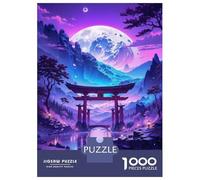 Jigsaw Puzzles for Adults 1000 Pieces Cosmic Torii Gate Glow Adult Jigsaw Hands-on Game Pattern Assembly Challenging To Complete 70x50cm/1000pcs
