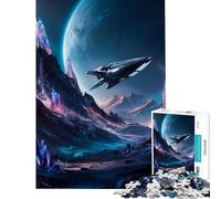 Jigsaw Puzzles for Adults 1000 Pieces Cosmic Voyage Horizon for Educational Game Learning Educational Toys Secret Santa Gifts Home Decoration (Size 75x50cm)