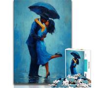 Jigsaw Puzzles for Adults 1000 Pieces Couple Kissing, Educational Toys,Educational Game for Birthday, Chrismas for And Age 14 38x26cm