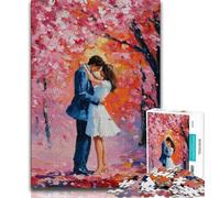 Jigsaw Puzzles for Adults 1000 Pieces Couple Under The Tree Puzzles,Challenging Game Toys Wall Decoration Unique Birthday And Xmas Gifts 38x26cm
