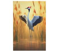 Jigsaw Puzzles for Adults 1000 Pieces Crane Wooden Puzzle Relaxing Game Brain Teasers 78×53cm