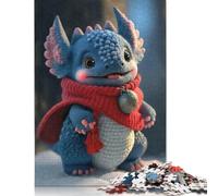 Jigsaw Puzzles for Adults 1000 Pieces Cute Baby Dragons Jigsaw Puzzles for Adults Woodenboard Puzzles Challenging Game 1000pcs (75x50cm)